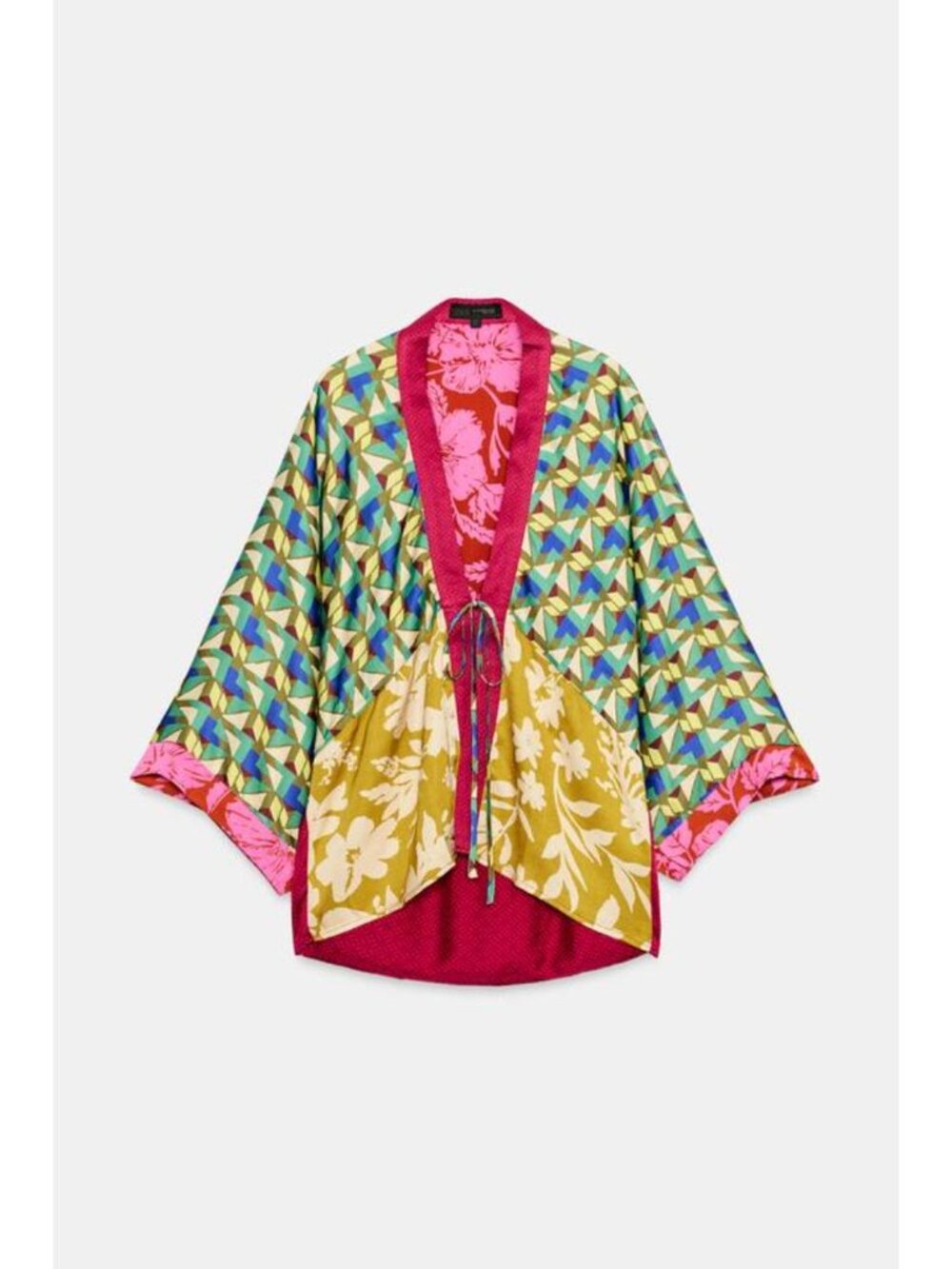 ZARA FLORAL PRINT KIMONO - Picture 6 of 8